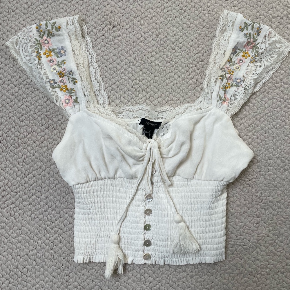 Forever 21 Floral Top Size S